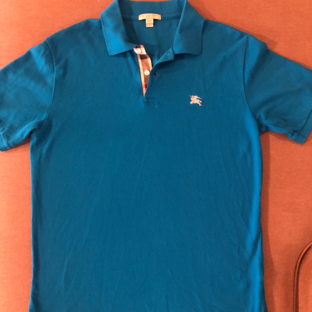 Men’s Burberry Brit Short Sleeve Knit Polo Shirt